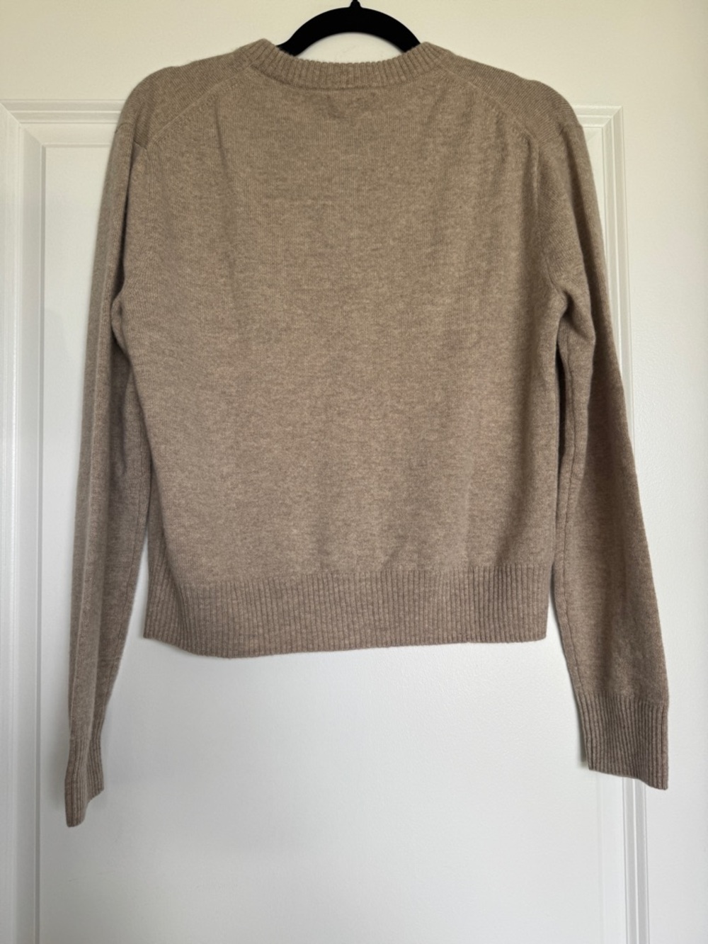 NWT! J. CREW Women’s Perfect Cashmere Cardigan in Heather Stone, Size Small - Picture 4 of 15